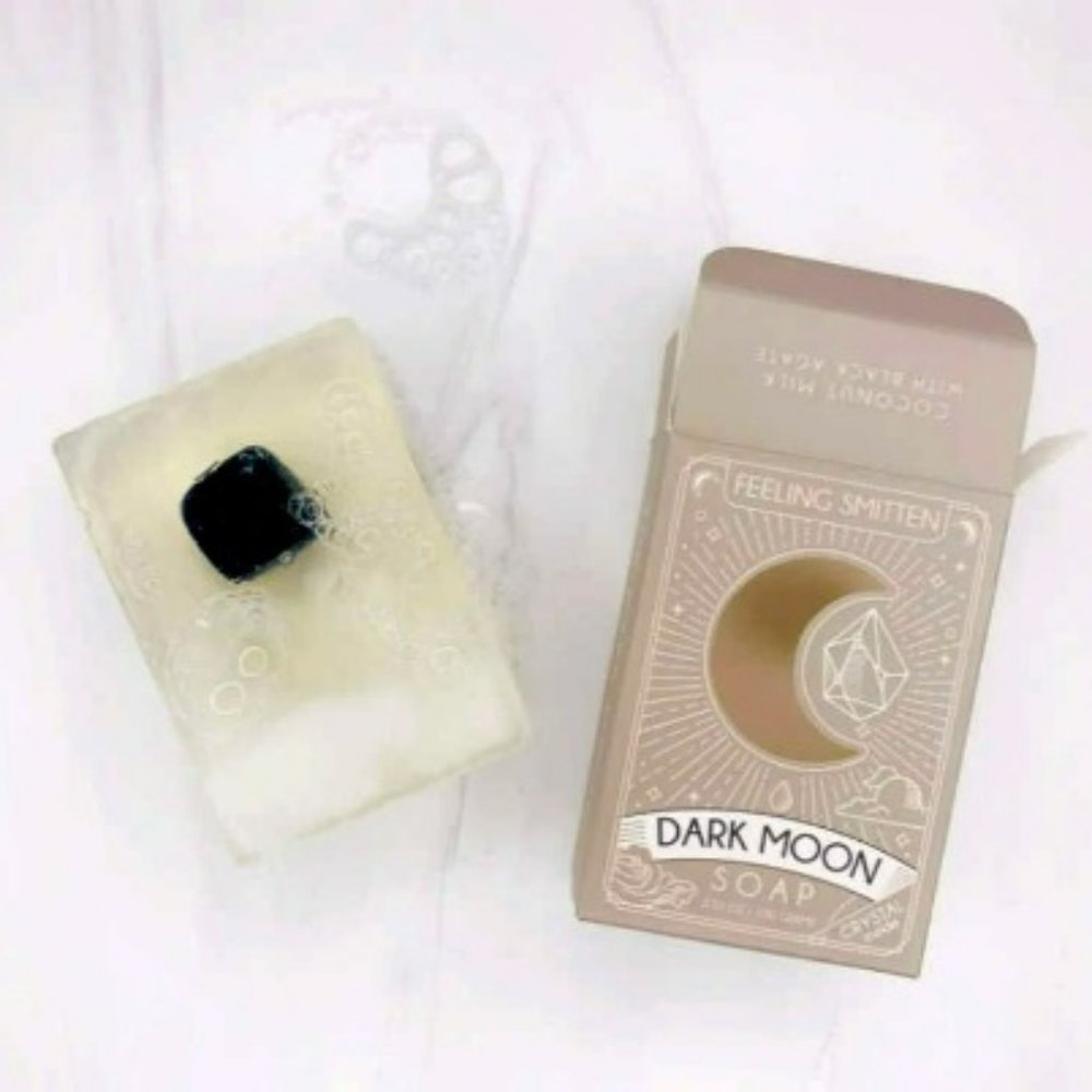 Dark Moon Soap with Black Agate